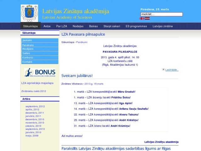 Latvijas Zinātņu akadēmija, 